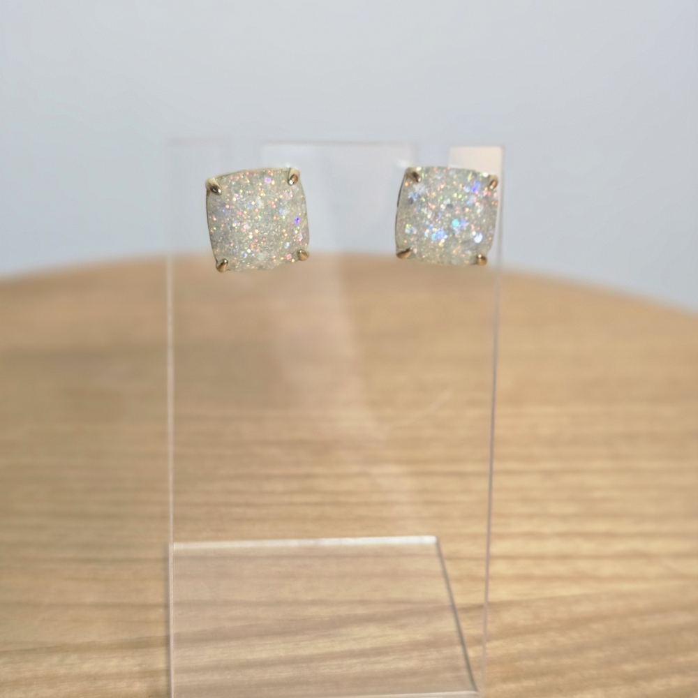 Kate Spade New York Glittering Opal Stud Earrings With Gold Accent